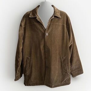 VINTAGE Y2K GAP Oversized Corduroy Heavy Jacket